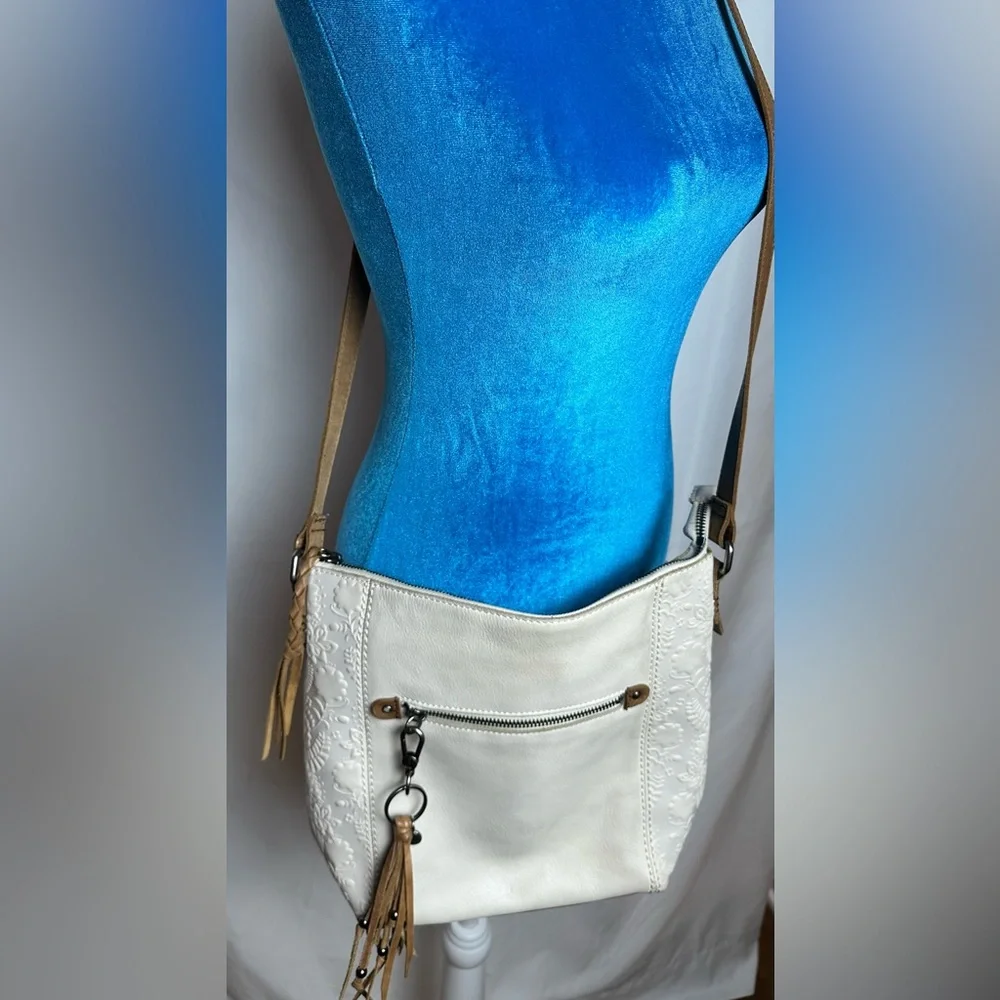 Gorgeous Stone / Cream Crossbody Bag by The Sak - Picture 7 of 15